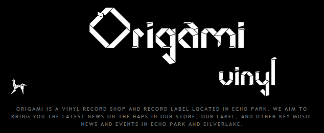 Oragami Vinyl