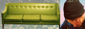 Zachary Lucky Green Couch Banner